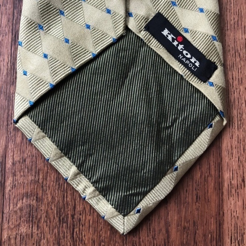 Kiton “Seven Fold” Hand Made Silk Tie